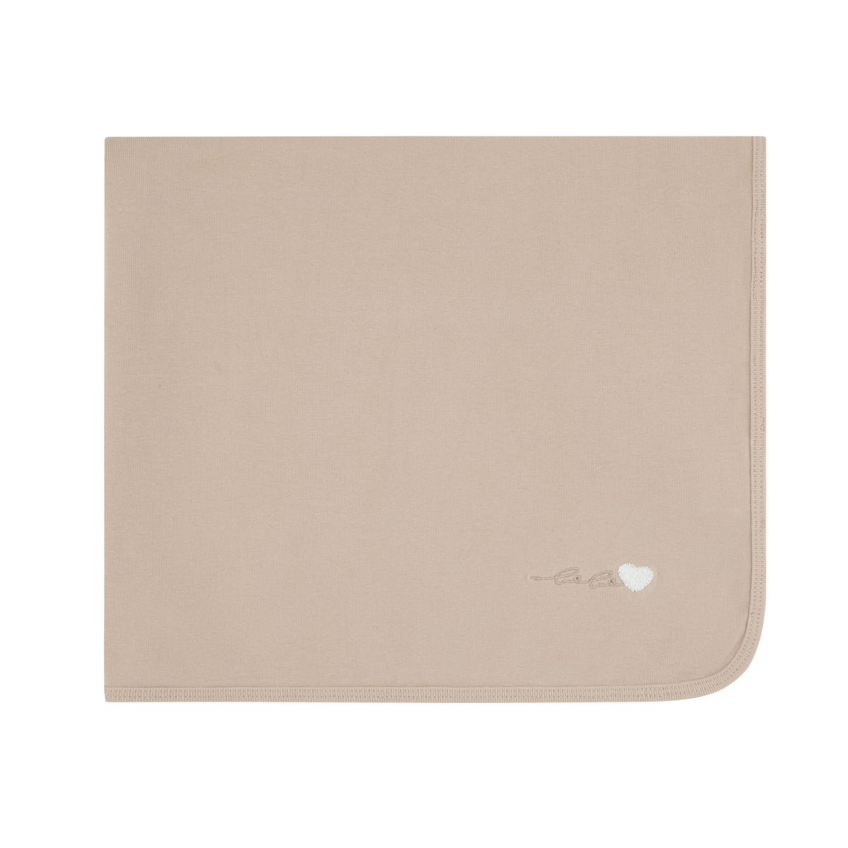 Bebe Heart Tan Blanket