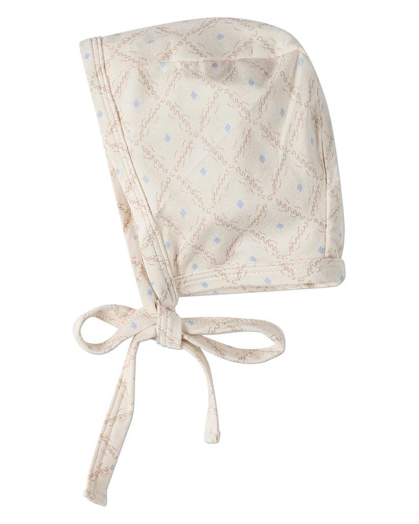 Harlequin Diamond All Over Print Blue Bonnet
