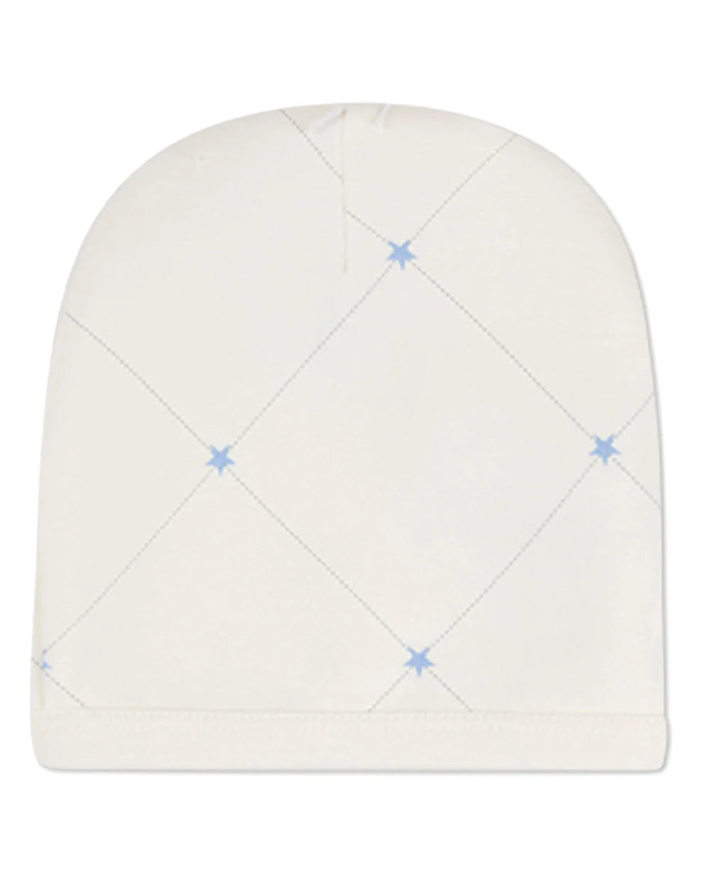 Stars and Stitching Blue Beanie