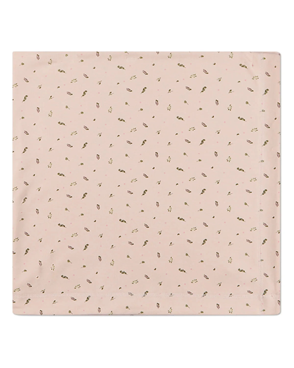 Tiny Leaves Barely Pink Blanket