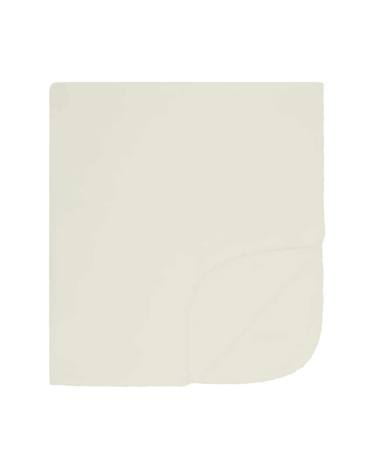 Petite Velour Ivory Blanket