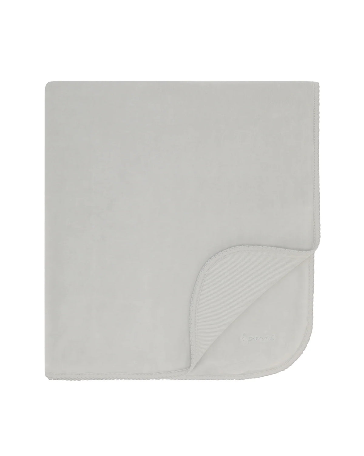 Petite Velour Light Blue Blanket