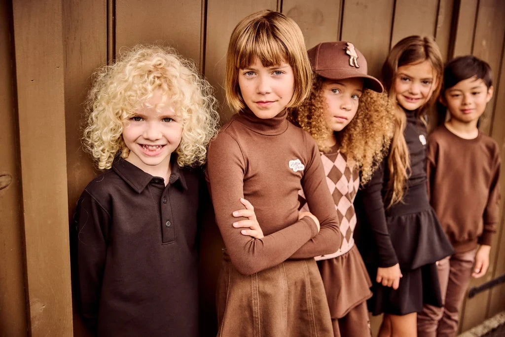 Boy's Pocket Sleeve Black Polo