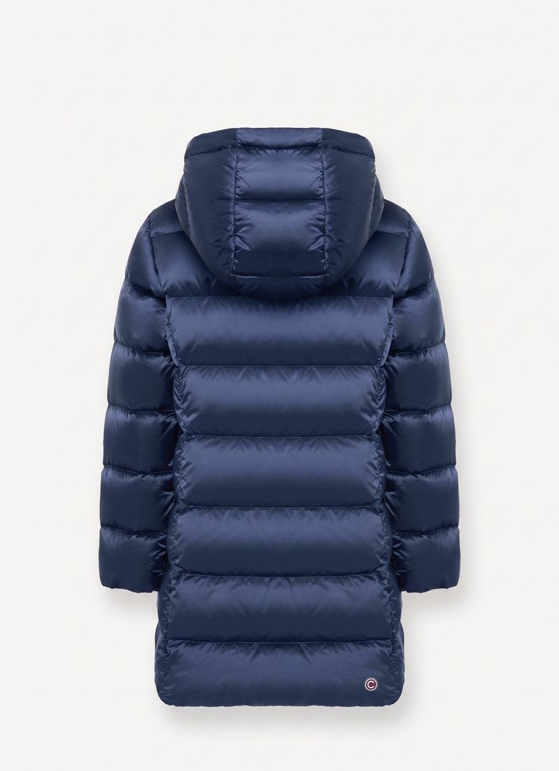 Boys Down Navy-Brick Coat