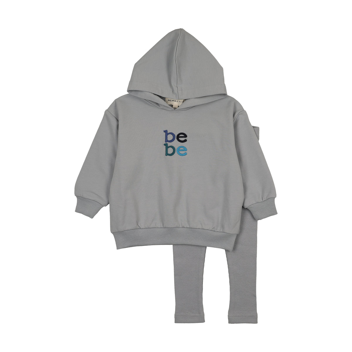 Hooded Blue Sweatshirt Set