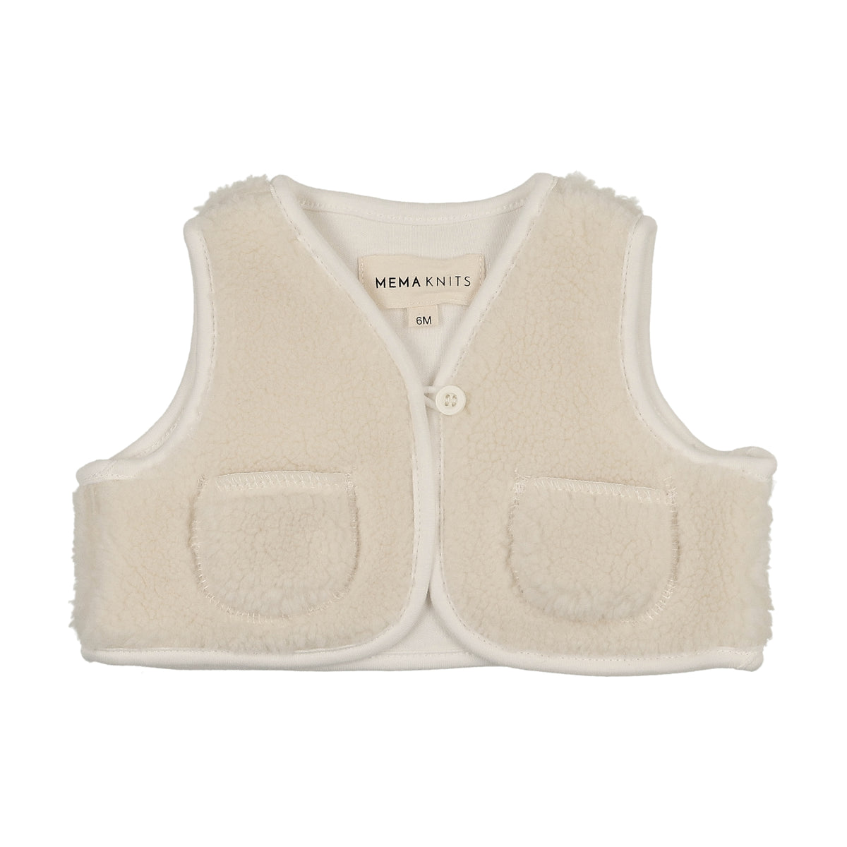 Sherpa Ivory Vest