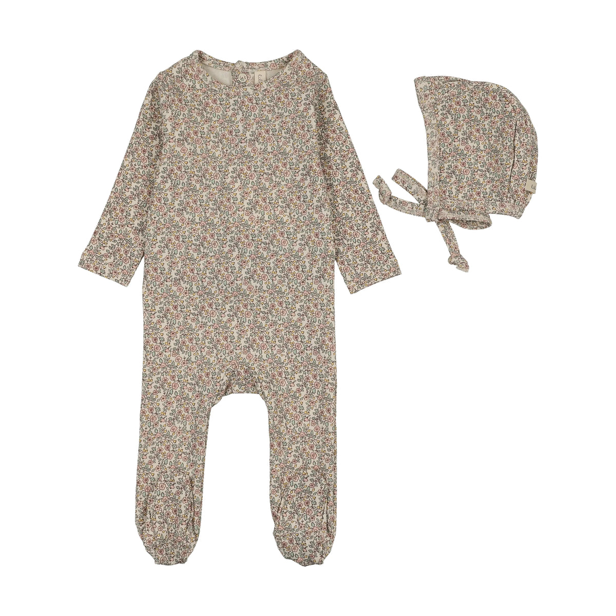 Sweet Liberty Print Pink Footie Set
