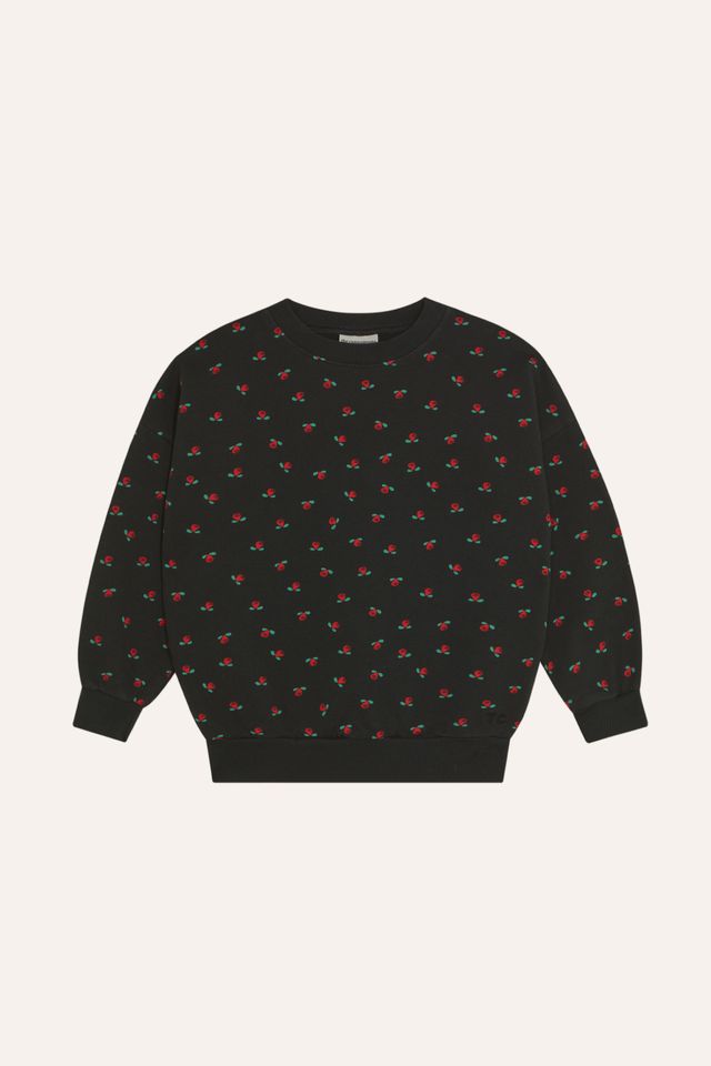 Grey Flowers Sweatshirt