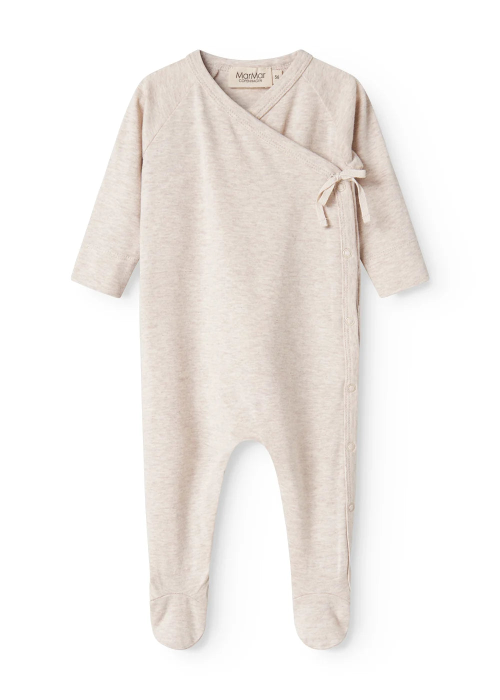 Light Beige Footie with Hat