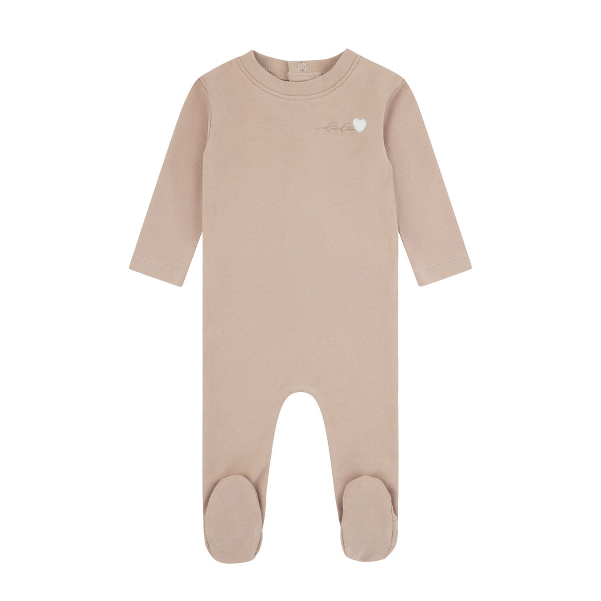Bebe Heart Tan Footie