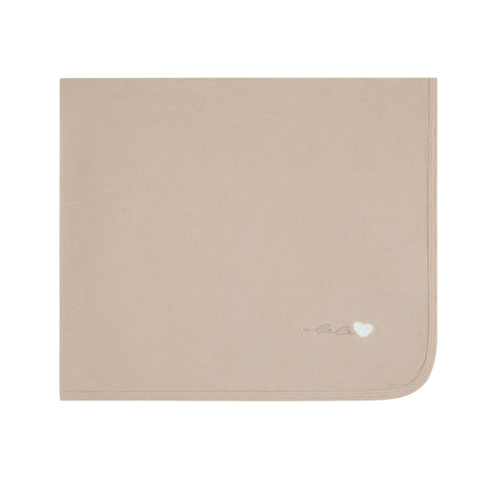 Bebe Heart Tan Blanket