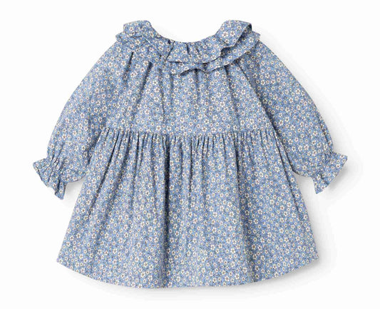 MARMAR FLORAL RUFFLE DRESS