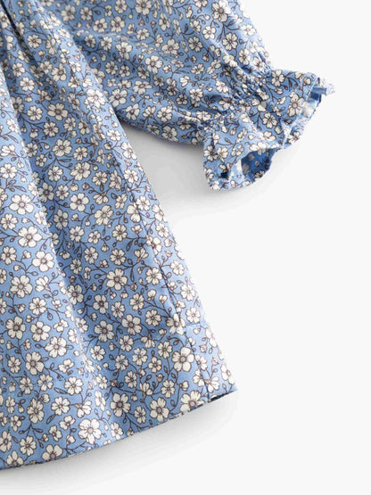 MARMAR FLORAL RUFFLE DRESS