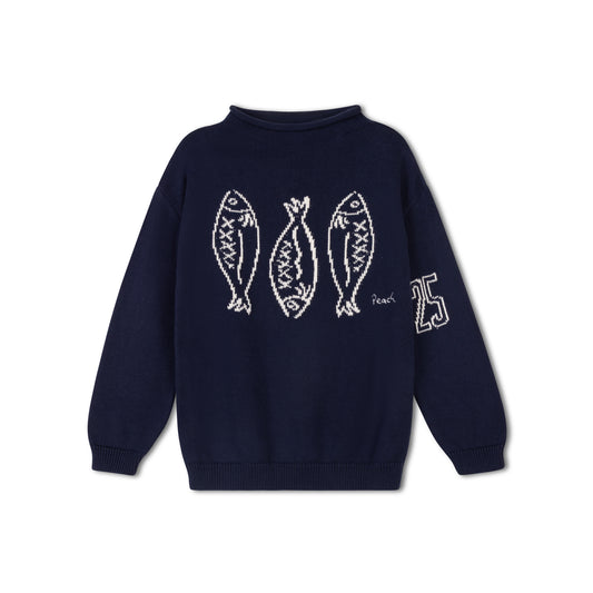 Boys Fish Sweater