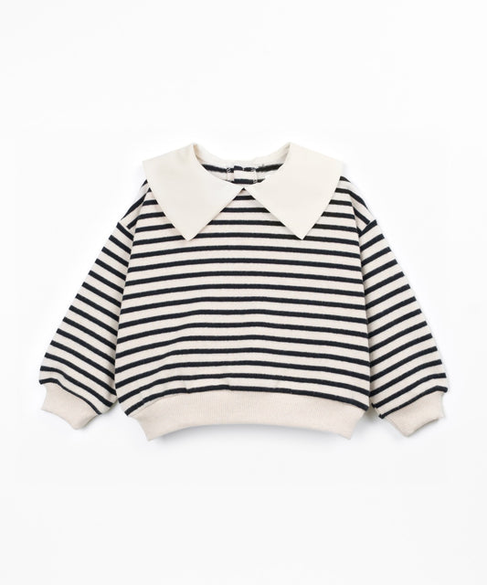 Striped Jersey Sweater