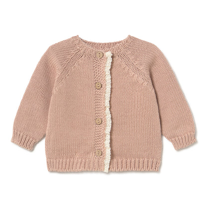 Knit Lace Candy Cardigan Set