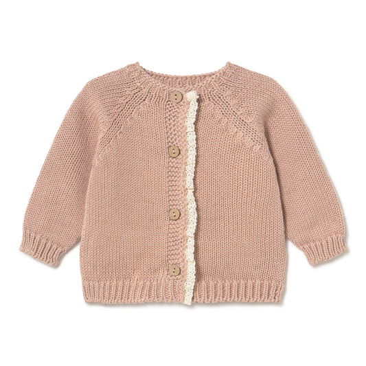 Knit Lace Candy Cardigan Set
