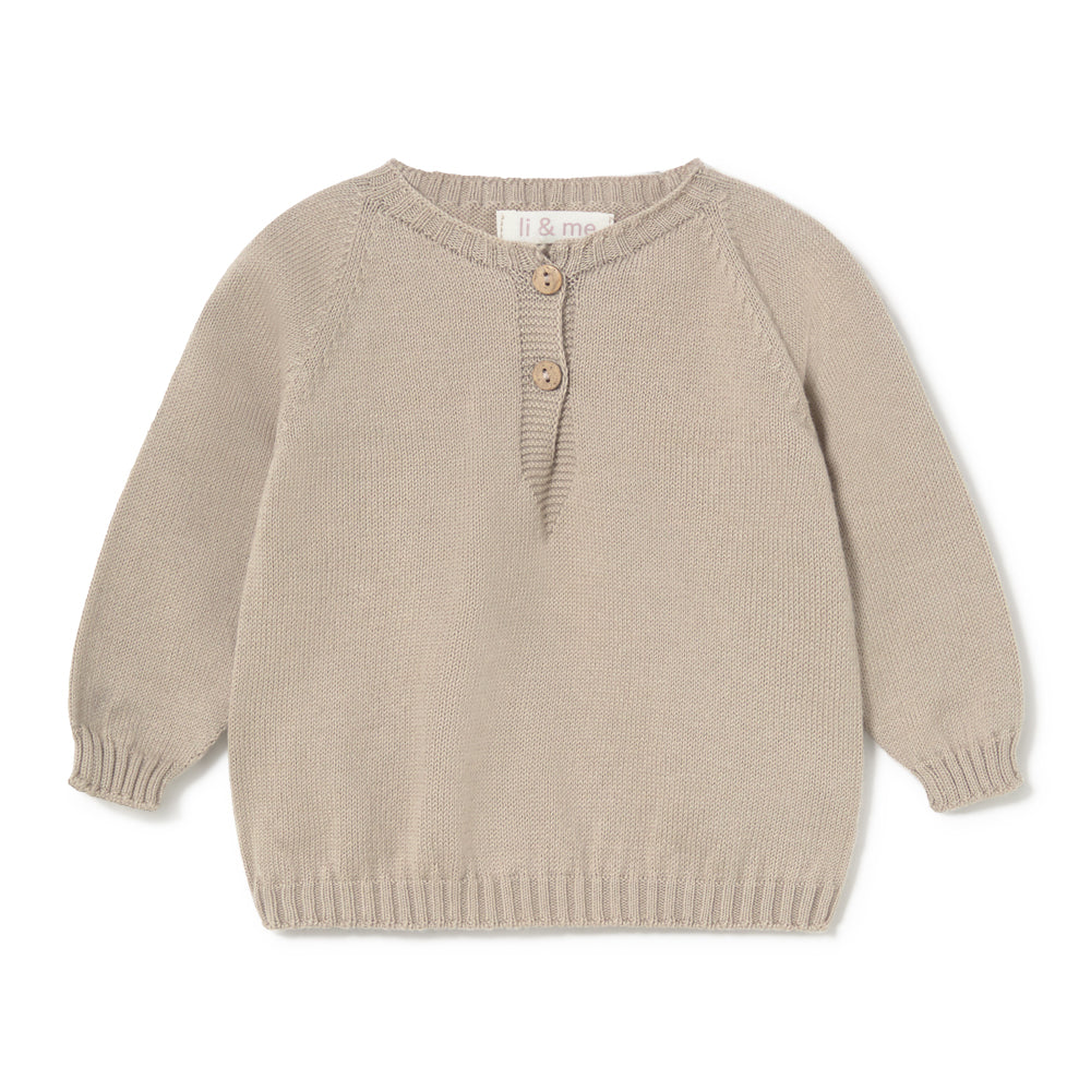 Knit Button Dune Three Piece Set