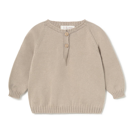 Knit Button Dune Three Piece Set