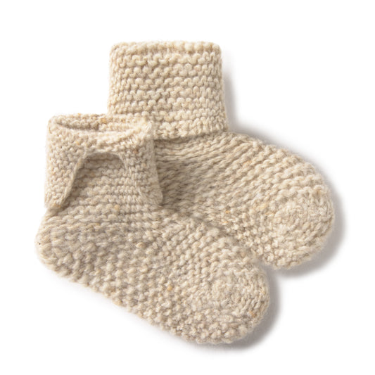 Knit Oat Booties