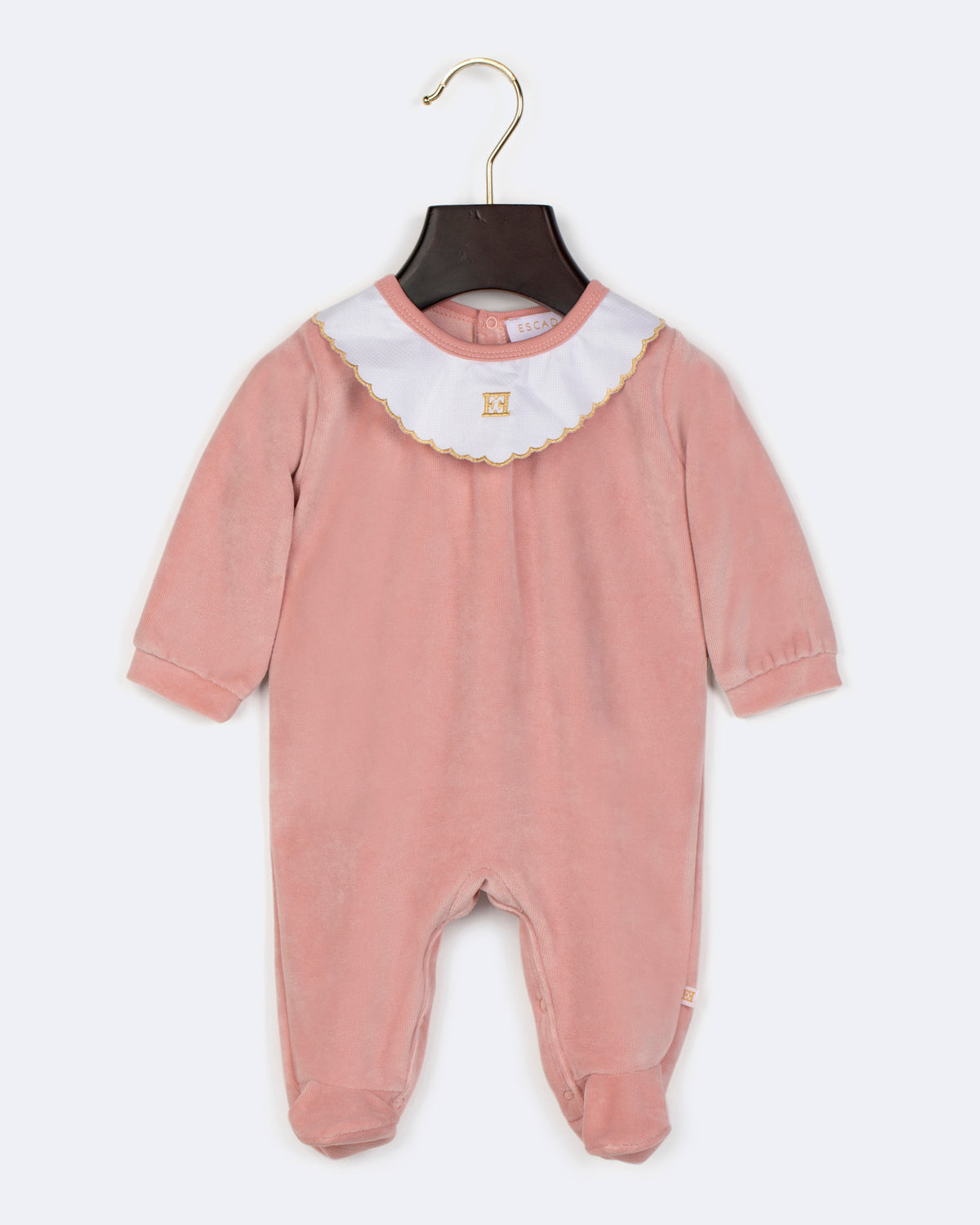VELOUR BLUSH FOOTIE