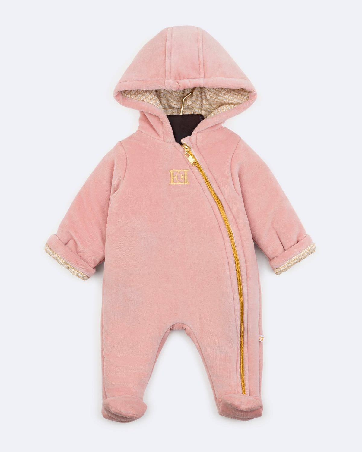 HOODED ROSE ONE PIECE OUTERWEAR