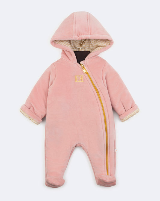 HOODED ROSE ONE PIECE OUTERWEAR