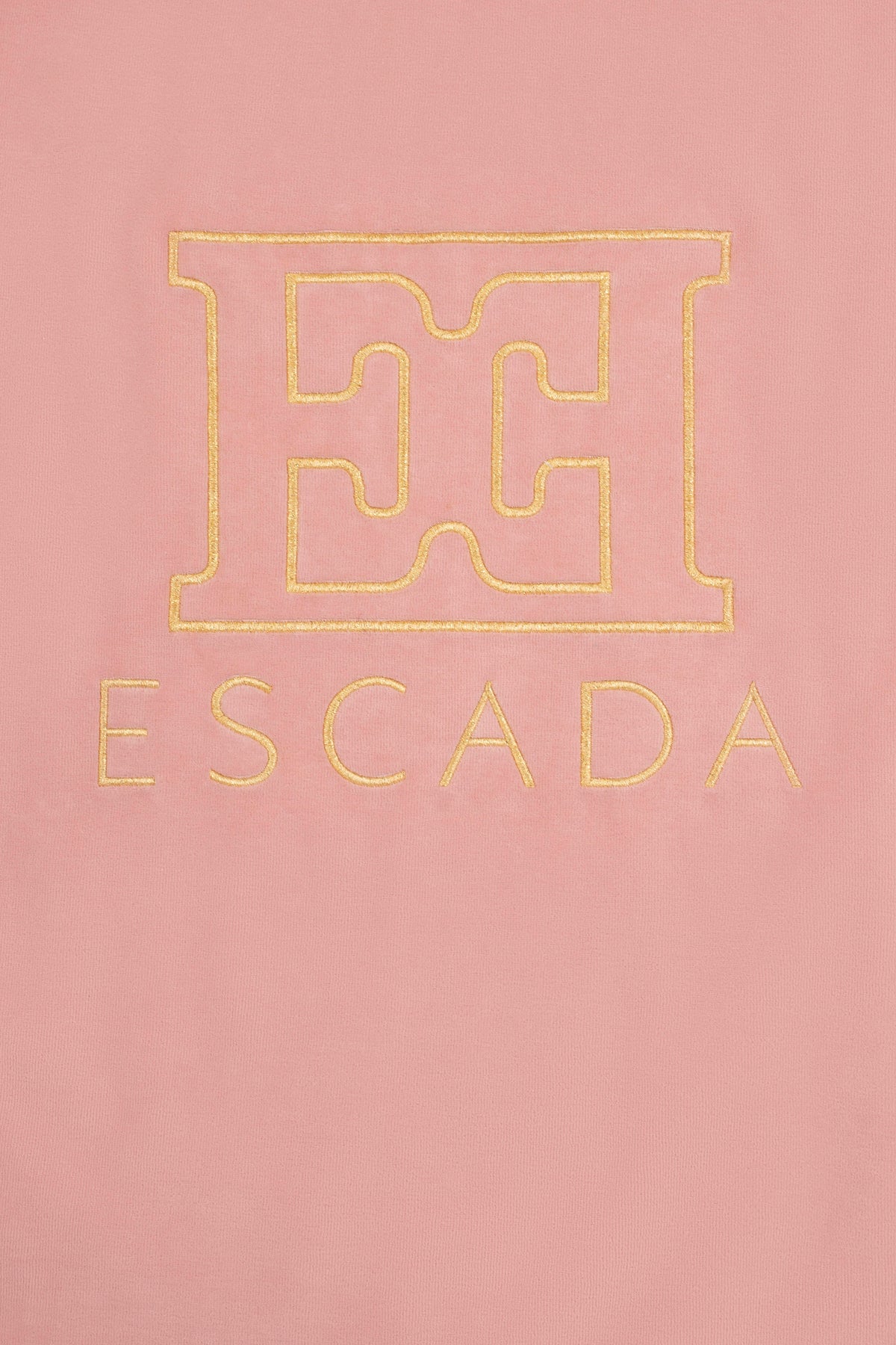 LOGO ROSE VELOUR BLANKET
