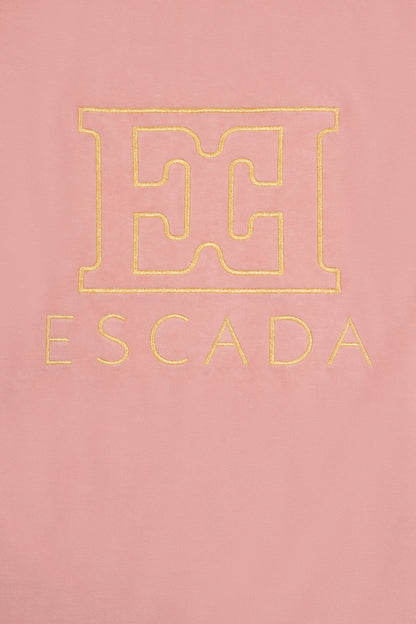 LOGO ROSE VELOUR BLANKET