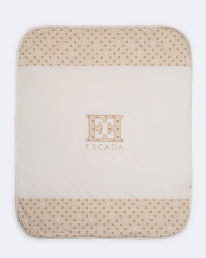 LOGO SNOW WHITE BLANKET