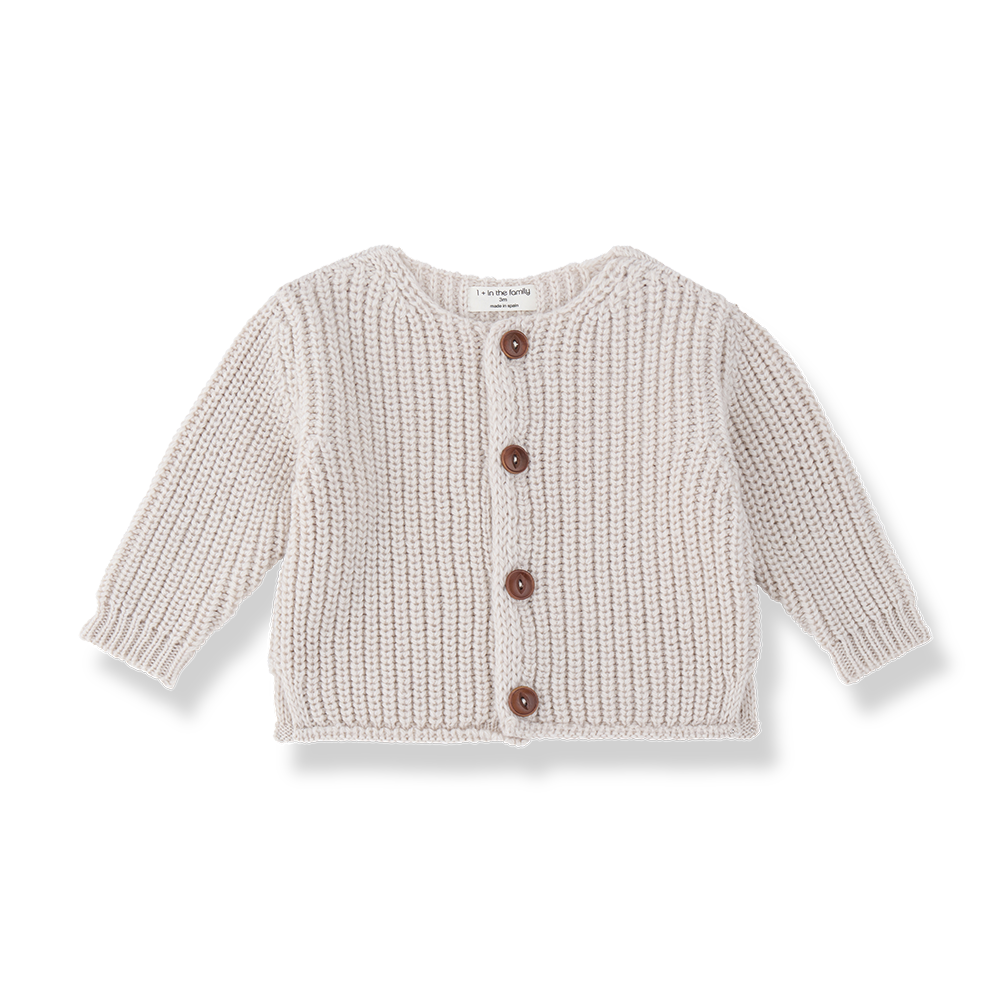 Antibes Beige Cardigan