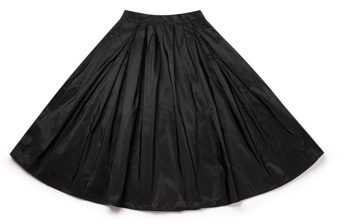 Midi Taffeta Skirt