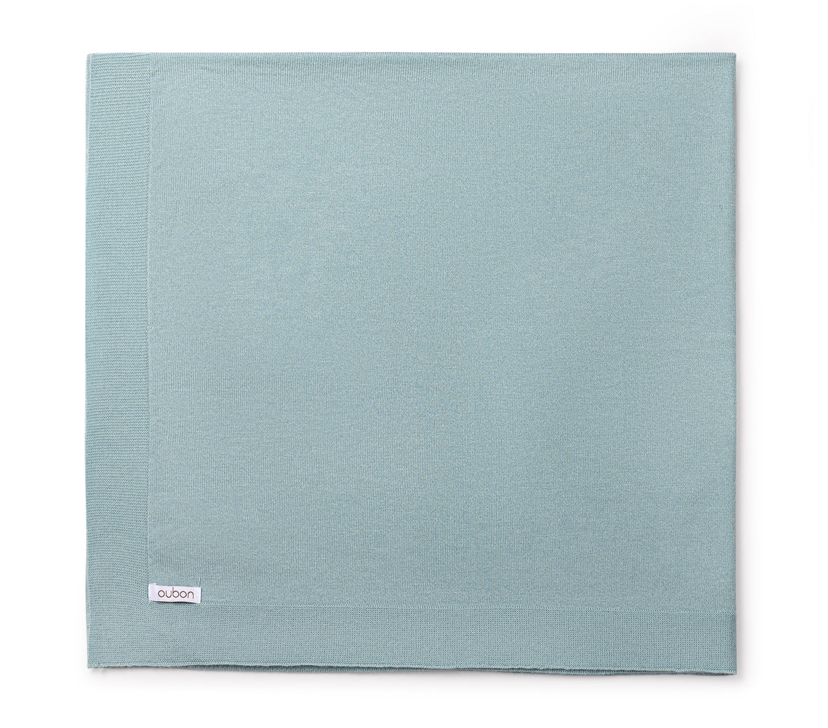 Wool Knit Blue Blanket