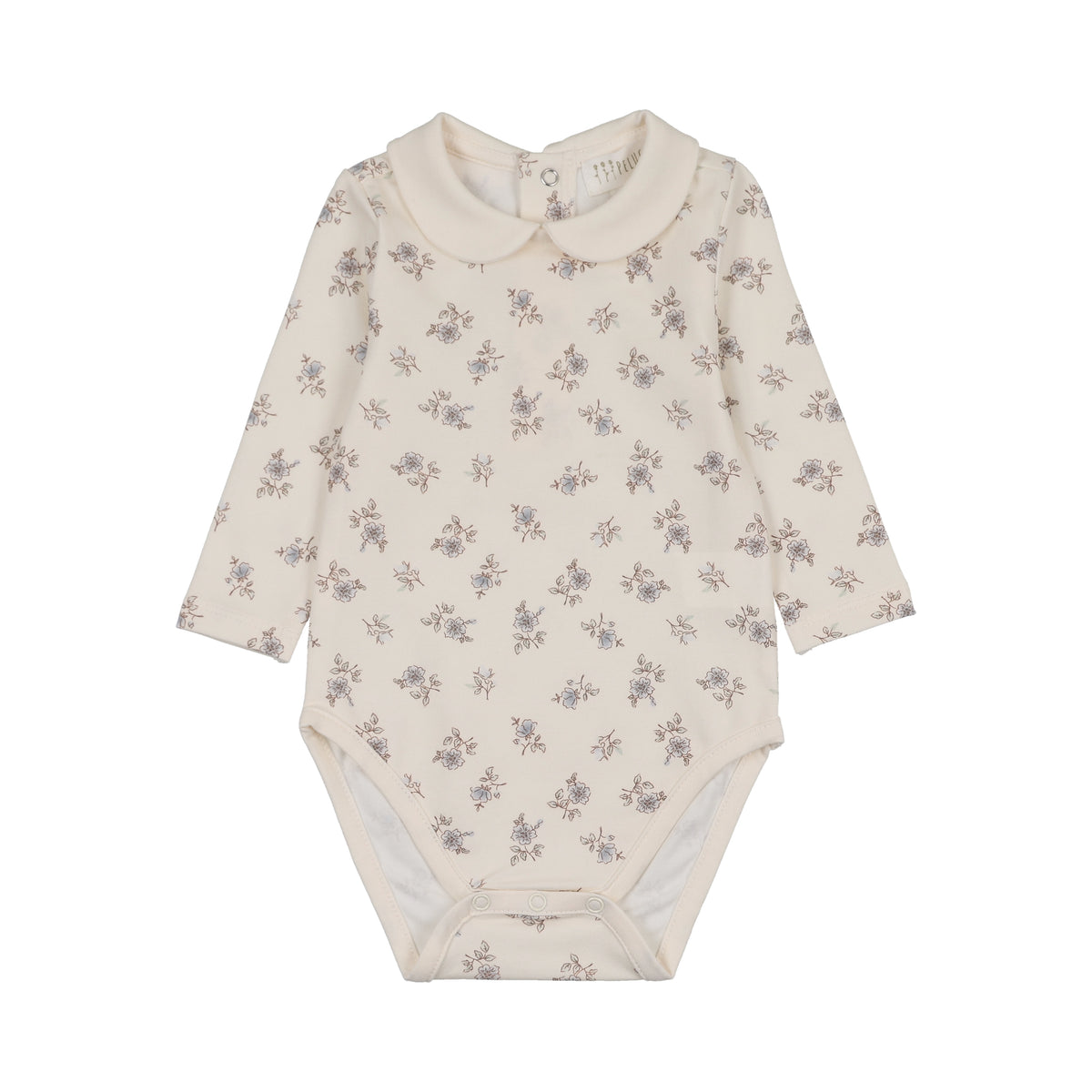 Blossom Powder Bodysuit with Collar