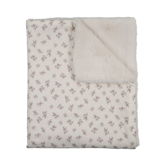 Blossom Lux Fur Rose Blanket