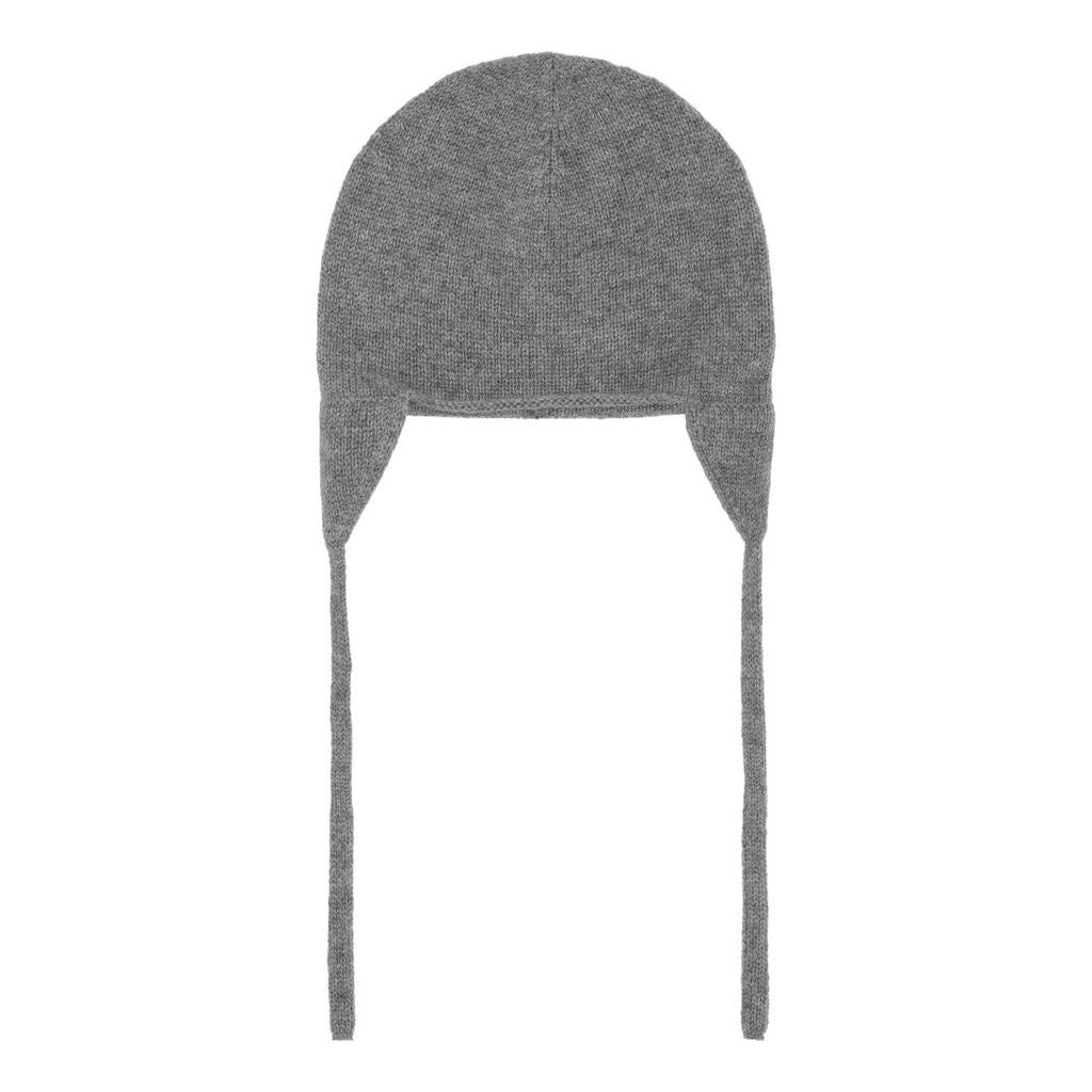 Cashmere Grey Melange Baby Hat