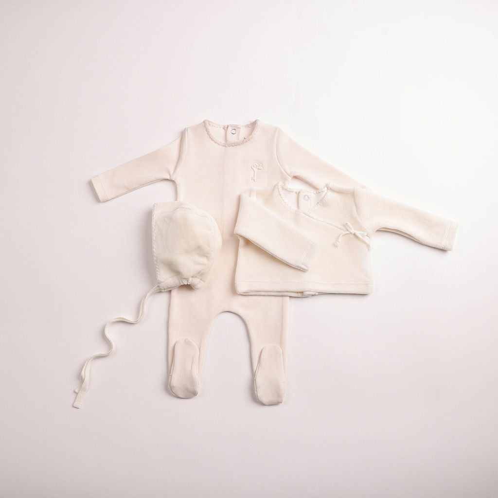Bee & Dee Classic Stitch Linen Wrap Two Piece
