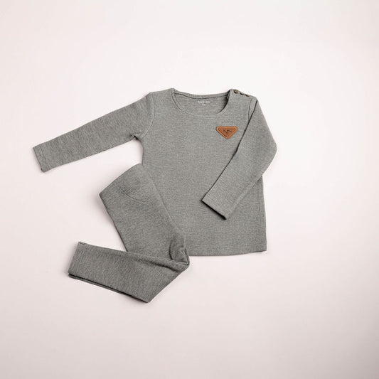 Bee & Dee Cozy Cotton Charcoal Loungewear