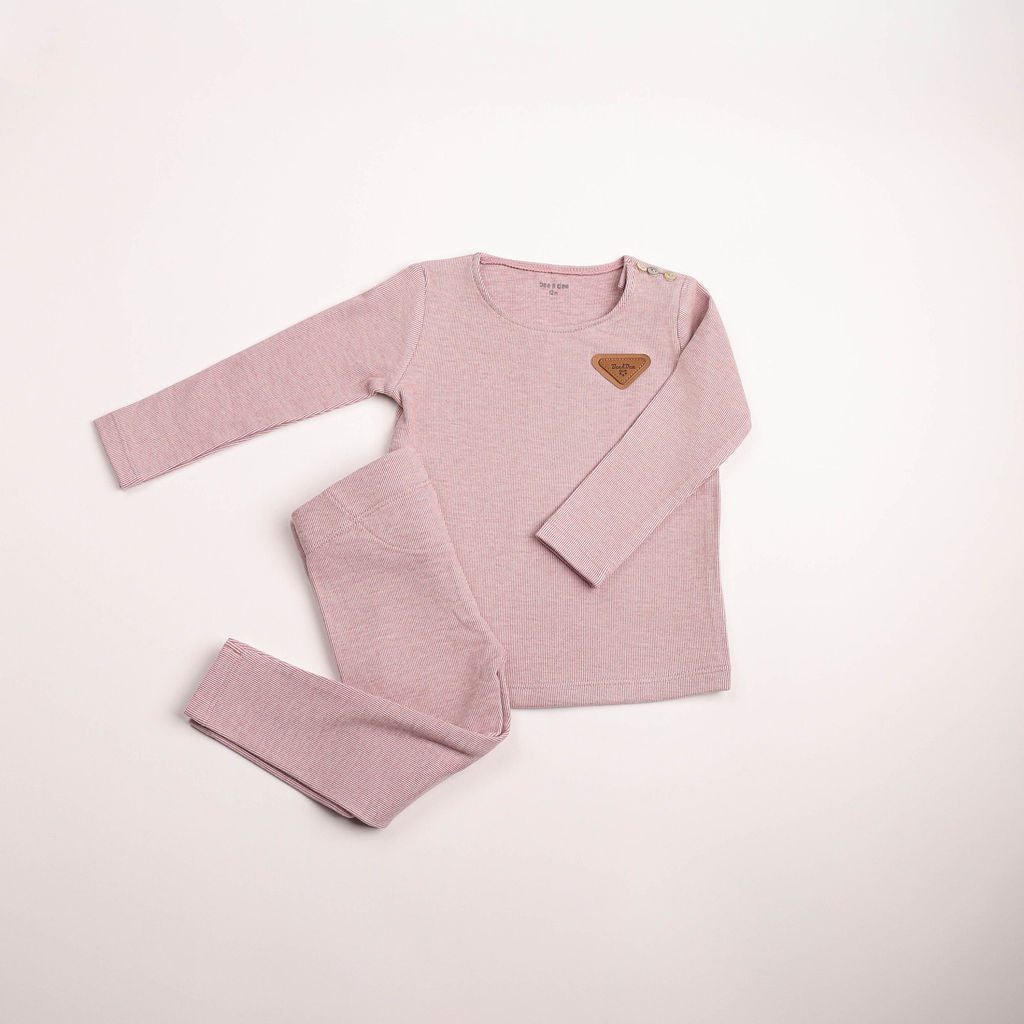 Bee & Dee Cozy Cotton Cranberry Loungewear