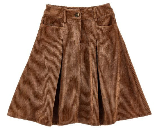 Curdory Brown Skirt