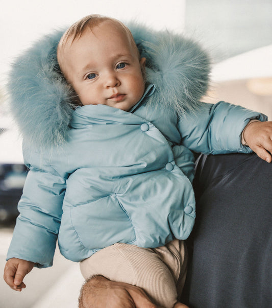 Drift Wrap Powder Blue Coat