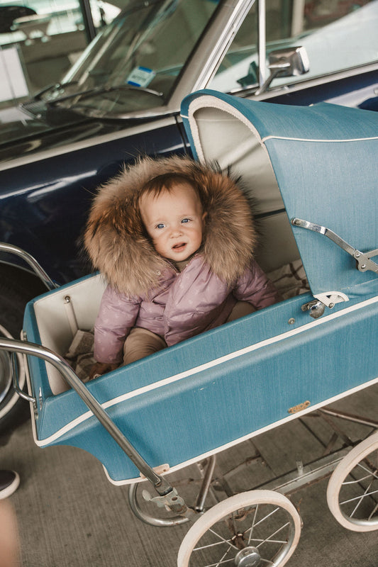 Drift Wrap Pale Mauve Coat