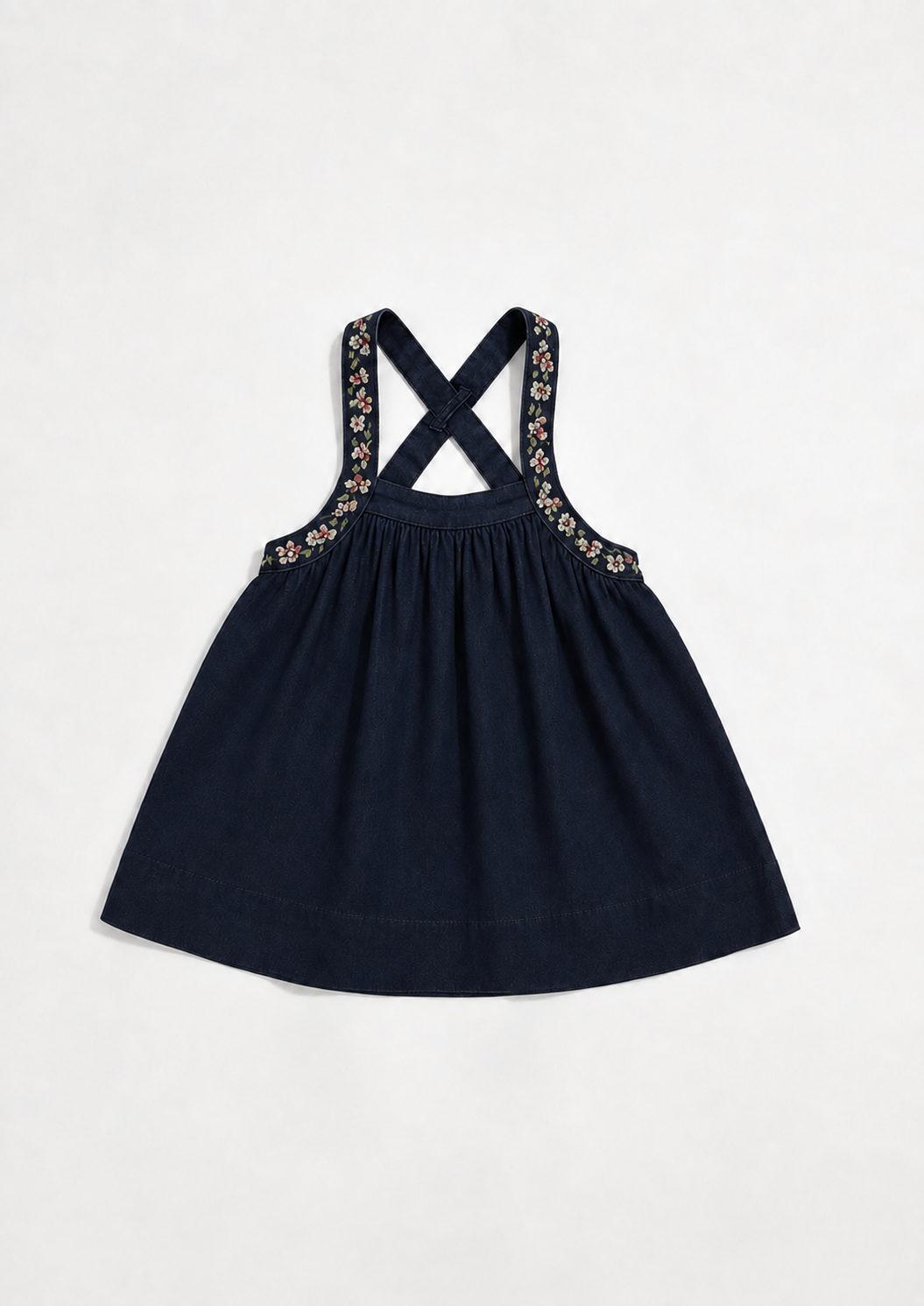 Embroidered Pinafore Jumper