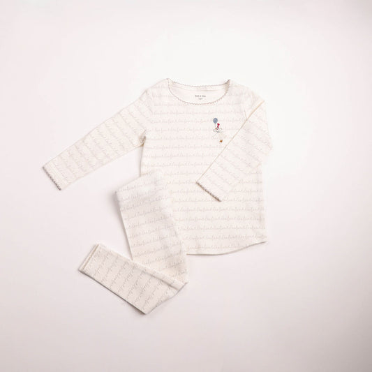 Bee & Dee Goose Script Linen Boys Loungewear