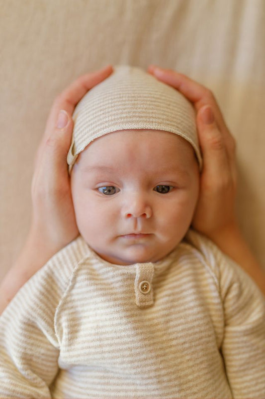 Honore Beige Beanie
