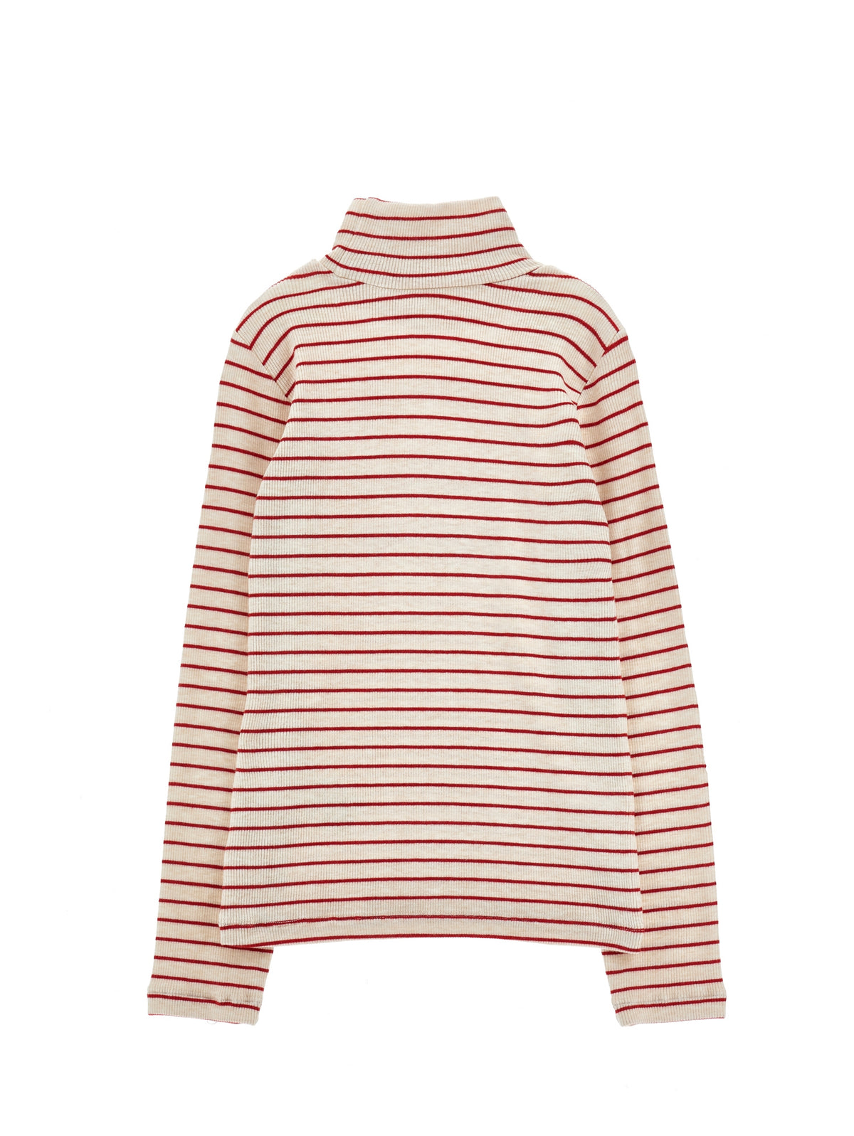 LOGO STRIPED GIRLS TURTLENECK