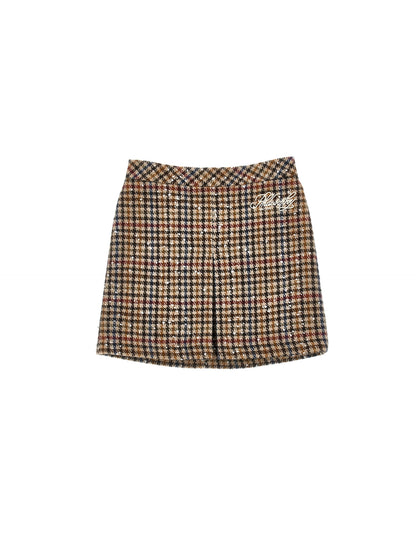 PHILOSOPHY HOUNDSTOOTH SKIRT