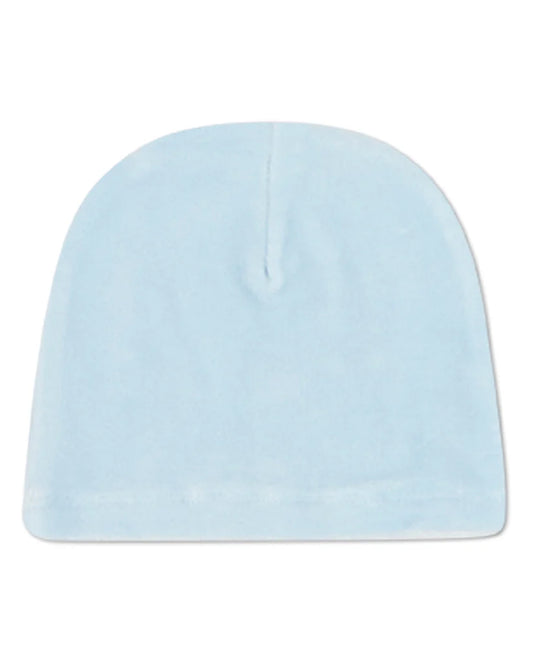 Velour Baby Blue Beanie
