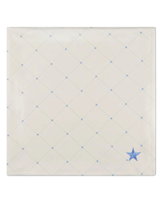 Stars and Stitching Blue Blanket