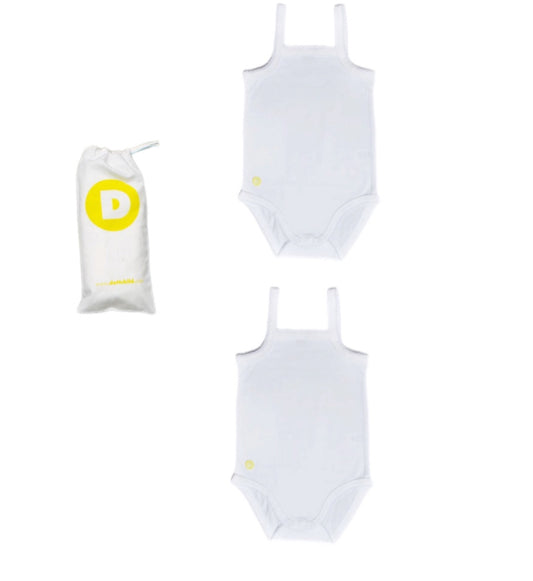 White Baby Girl Sleevless undershirts
